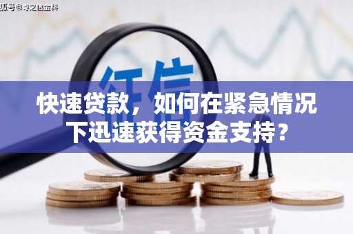 石嘴山快速贷款，如何在紧急情况下迅速获得资金支持？