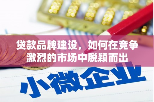 石嘴山贷款品牌建设，如何在竞争激烈的市场中脱颖而出