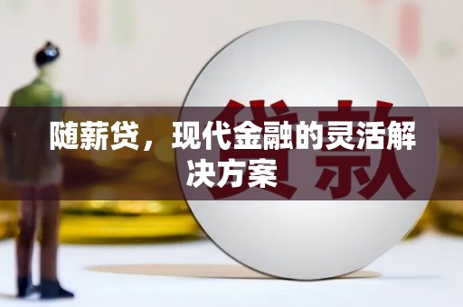 石嘴山随薪贷，现代金融的灵活解决方案