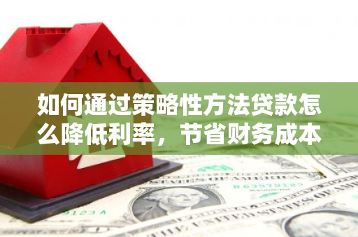 石嘴山如何通过策略性方法贷款怎么降低利率，节省财务成本