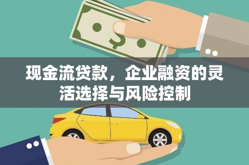 石嘴山现金流贷款，企业融资的灵活选择与风险控制