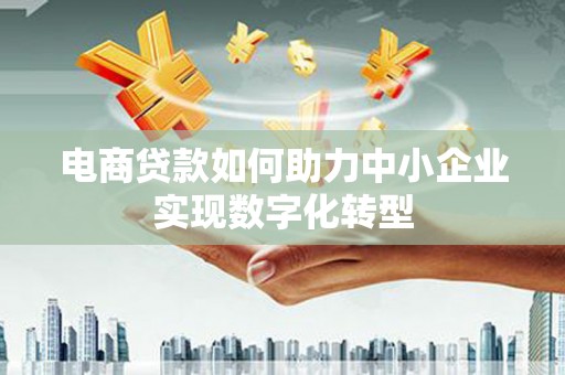 石嘴山电商贷款如何助力中小企业实现数字化转型
