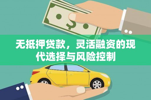 石嘴山无抵押贷款，灵活融资的现代选择与风险控制