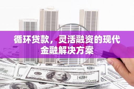 石嘴山循环贷款，灵活融资的现代金融解决方案
