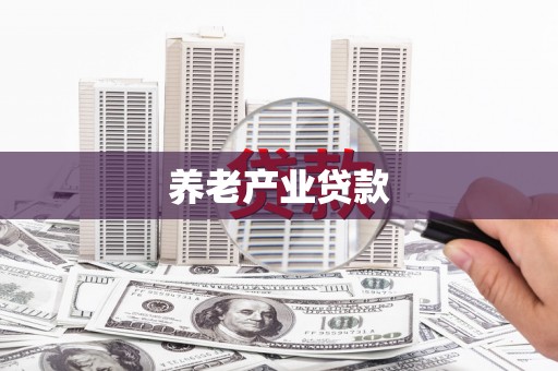 石嘴山养老产业贷款