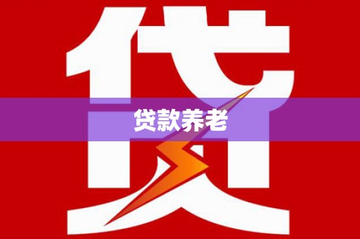 石嘴山贷款养老