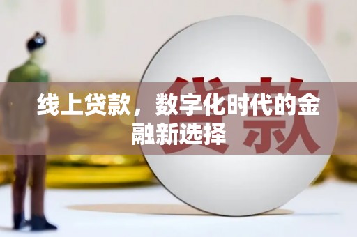 石嘴山线上贷款，数字化时代的金融新选择